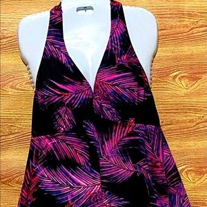 (2) HANDKERCHIEF HALTER & Racerback Tankini Tops